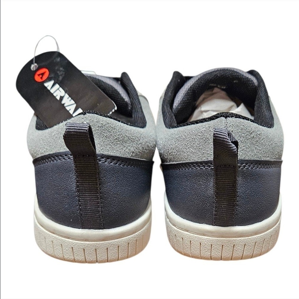Airwalk Classic Air Grey Skate Shoes Sneakers Low Top Youth Size 6 Y2K Retro New - Picture 5 of 8